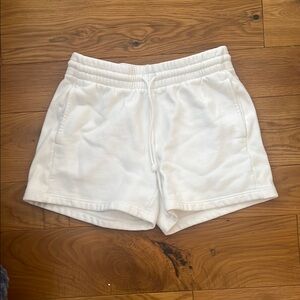 Women's White Casual Shorts